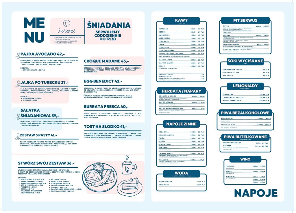 Menu Śniadania Serwus Menu Sniadania Serwus pdf - Serwus